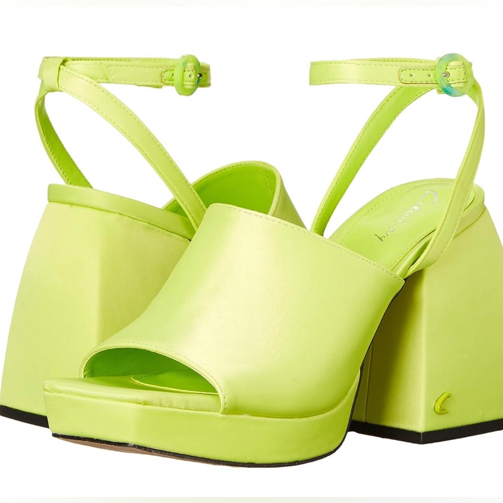 Circus by Sam Edelman Lime Miranda Platform Sandal Size 7.5 — NWOT